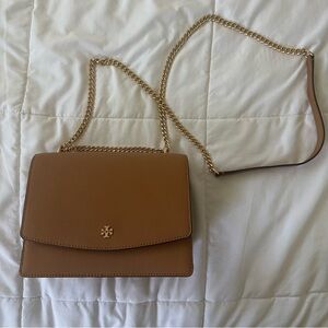 Tory Burch Brown Convertible Bag Shoulder Crossbody